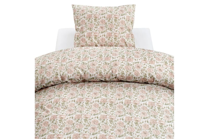 Påslakanset Enkelsäng 2-Dels Irma Flower Rosa