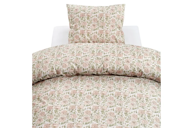 Påslakanset Enkelsäng 2-Dels Irma Flower Rosa