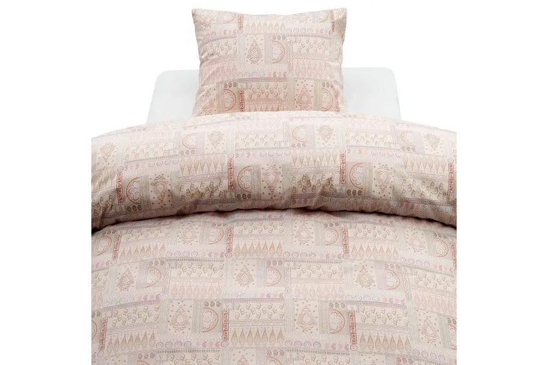 Påslakanset Enkelsäng 2-Dels Jasmine Peach