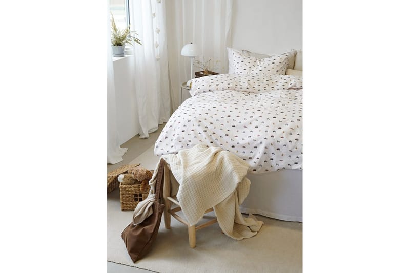 Påslakanset Enkelsäng 2-Dels John Beige - Textilier & mattor - Sängkläder - Täcke - Enkeltäcke