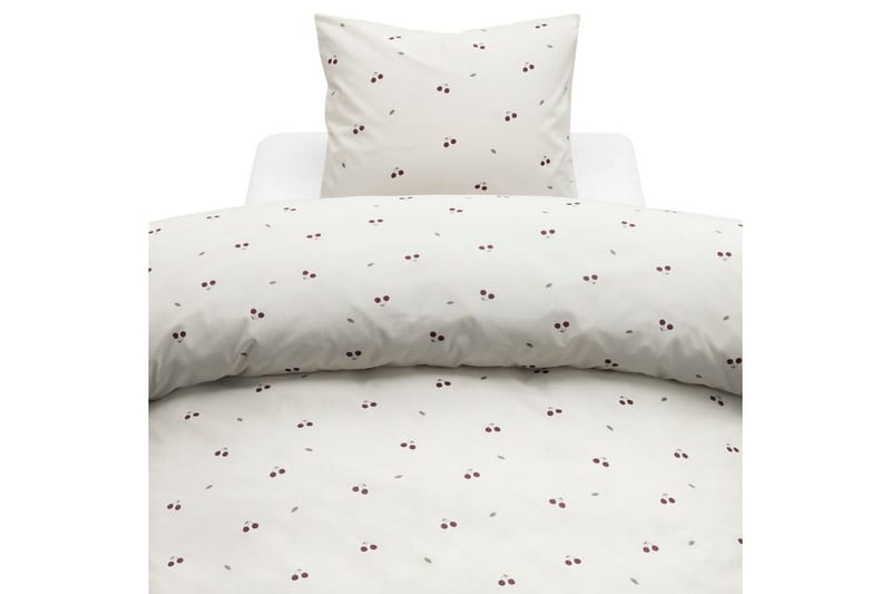 Påslakanset Enkelsäng 2-Dels Körsbär Sand