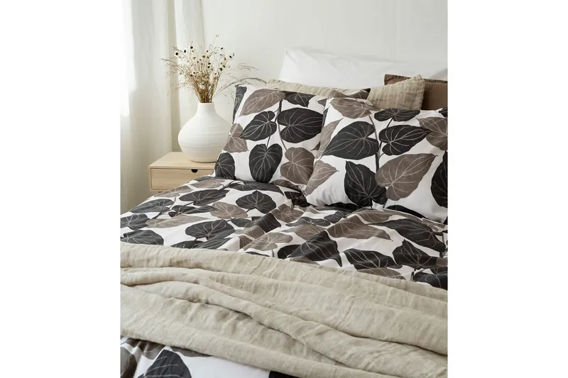 Påslakanset Enkelsäng 2-Dels Levi - Brun - Textilier & mattor - Sängkläder - Bäddset & påslakanset