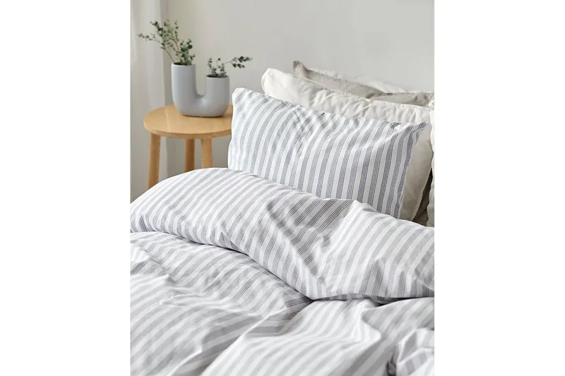 Påslakanset Enkelsäng 2-Dels Mirjam - Blå - Textilier & mattor - Sängkläder - Bäddset & påslakanset