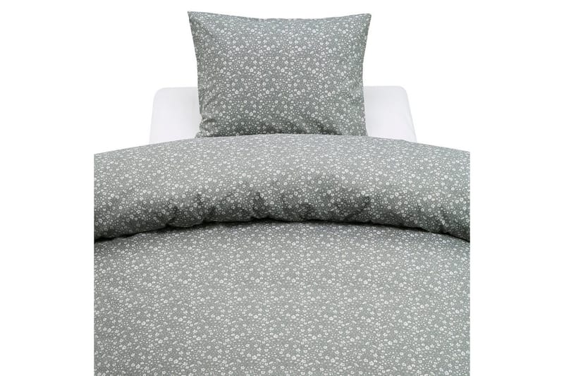 Påslakanset Enkelsäng 2-Dels Rita Flower Grön