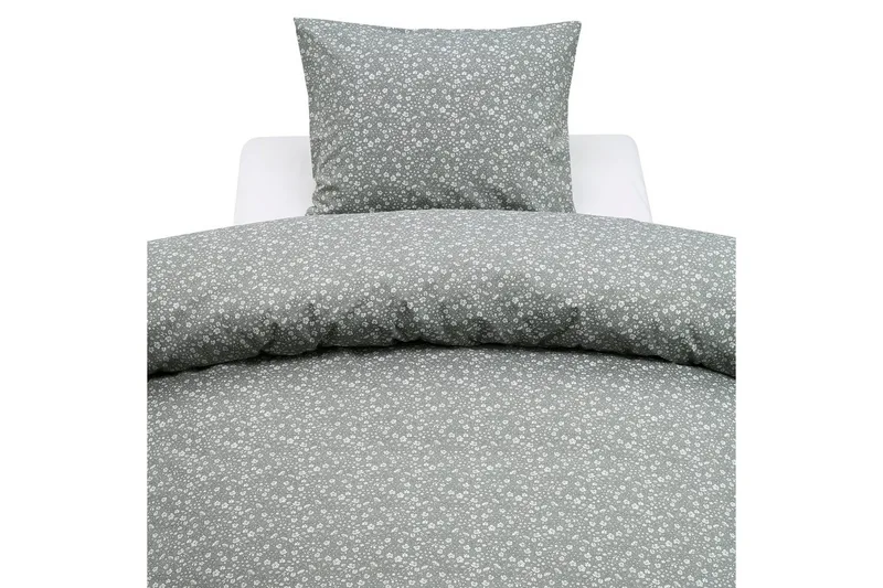 Påslakanset Enkelsäng 2-Dels Rita Flower Grön