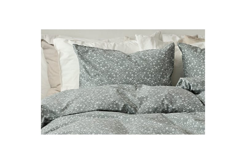 Påslakanset Enkelsäng 2-Dels Rita Flower Grön - Textilier & mattor - Sängkläder - Bäddset & påslakanset