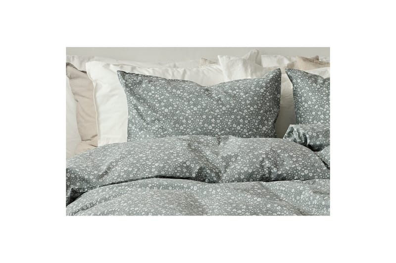 Påslakanset Enkelsäng 2-Dels Rita Flower Grön - Textilier & mattor - Sängkläder - Bäddset & påslakanset