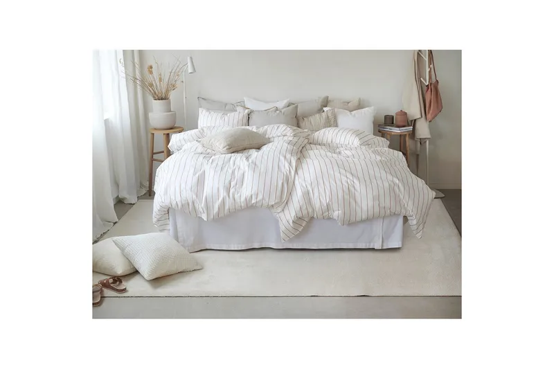 Påslakanset Enkelsäng 2-Dels Saga - Orange - Textilier & mattor - Sängkläder - Bäddset & påslakanset