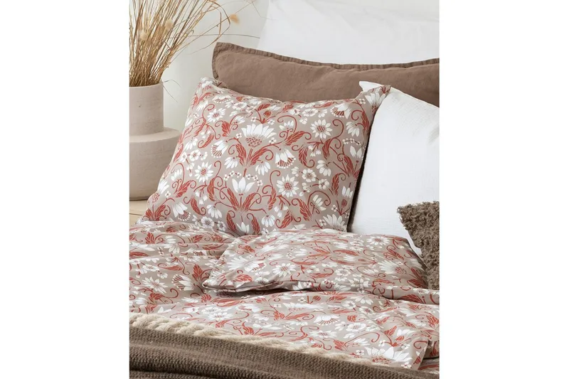 Påslakanset Enkelsäng 2-Dels Siljan Grå - Grå - Textilier & mattor - Sängkläder - Bäddset & påslakanset