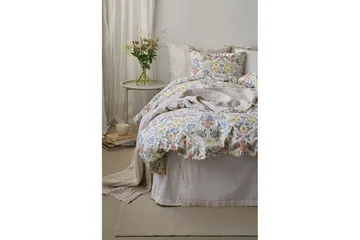 Påslakanset Enkelsäng 2-Dels Sommarblommor Multi - Textilier & mattor - Sängkläder - Bäddset & påslakanset