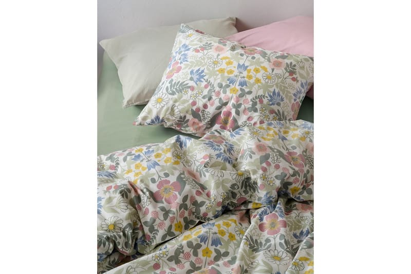 Påslakanset Enkelsäng 2-Dels Sommarblommor Multi - Textilier & mattor - Sängkläder - Täcke - Enkeltäcke