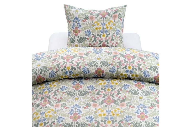 Påslakanset Enkelsäng 2-Dels Sommarblommor Multi