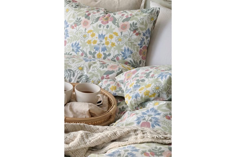 Påslakanset Enkelsäng 2-Dels Sommarblommor Multi - Textilier & mattor - Sängkläder - Täcke - Enkeltäcke