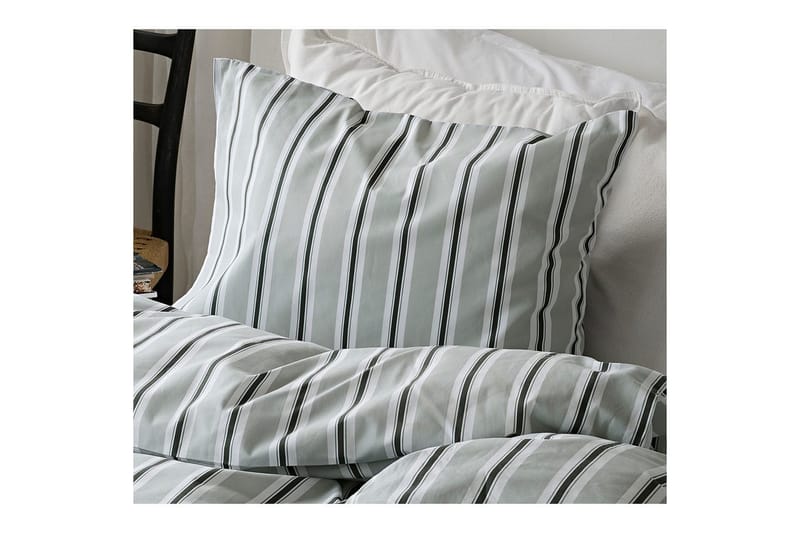 Påslakanset Enkelsäng 2-Dels Sunnan Rand - Grön - Textilier & mattor - Sängkläder - Bäddset & påslakanset