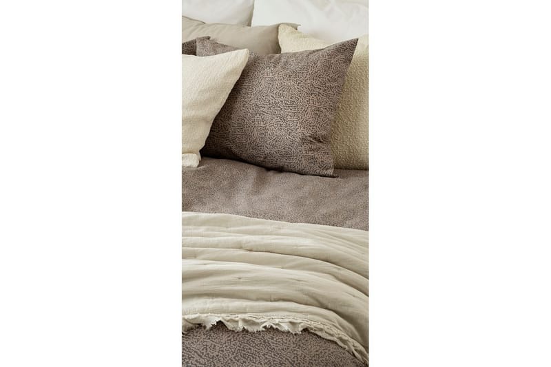 Påslakanset Enkelsäng 2-Dels Sylvi - Brun - Textilier & mattor - Sängkläder - Bäddset & påslakanset