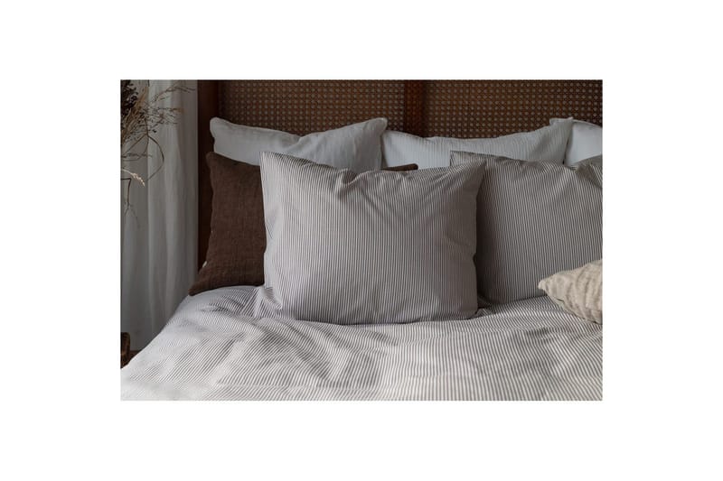 Påslakanset Enkelsäng 2-Dels Thelma Stripe - Brun - Textilier & mattor - Sängkläder - Bäddset & påslakanset