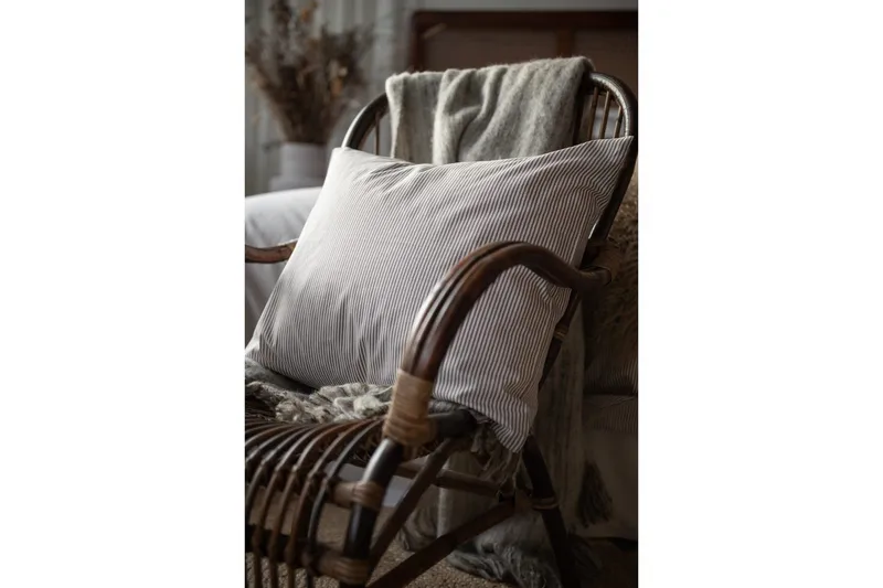 Påslakanset Enkelsäng 2-Dels Thelma Stripe - Brun - Textilier & mattor - Sängkläder - Bäddset & påslakanset