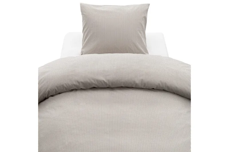 Påslakanset Enkelsäng 2-Dels Thelma Stripe, Brun