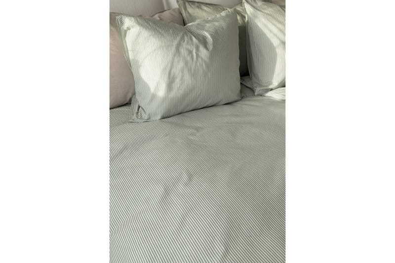 Påslakanset Enkelsäng 2-Dels Thelma Stripe - Grön - Textilier & mattor - Sängkläder - Bäddset & påslakanset