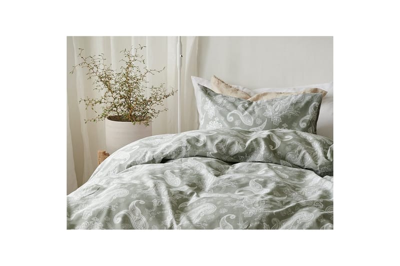Påslakanset Enkelsäng 2-Dels Tilly - Grön - Textilier & mattor - Sängkläder - Bäddset & påslakanset
