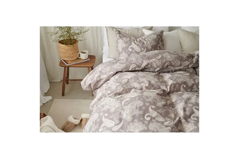 Påslakanset Enkelsäng 2-Dels Tilly Sand - Textilier & mattor - Sängkläder - Täcke - Enkeltäcke