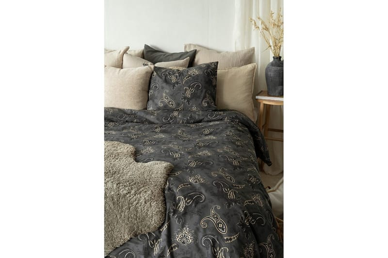 Påslakanset Enkelsäng 2-Dels Tilly - Svart - Textilier & mattor - Sängkläder - Bäddset & påslakanset