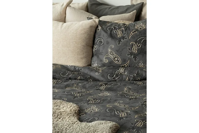 Påslakanset Enkelsäng 2-Dels Tilly - Svart - Textilier & mattor - Sängkläder - Bäddset & påslakanset