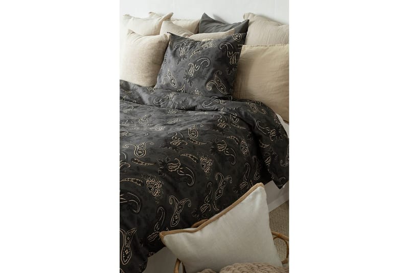 Påslakanset Enkelsäng 2-Dels Tilly - Svart - Textilier & mattor - Sängkläder - Bäddset & påslakanset