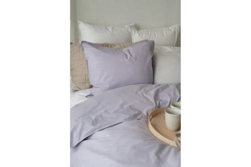 Påslakanset Enkelsäng 2-Dels Washed - Lila - Textilier & mattor - Sängkläder - Bäddset & påslakanset