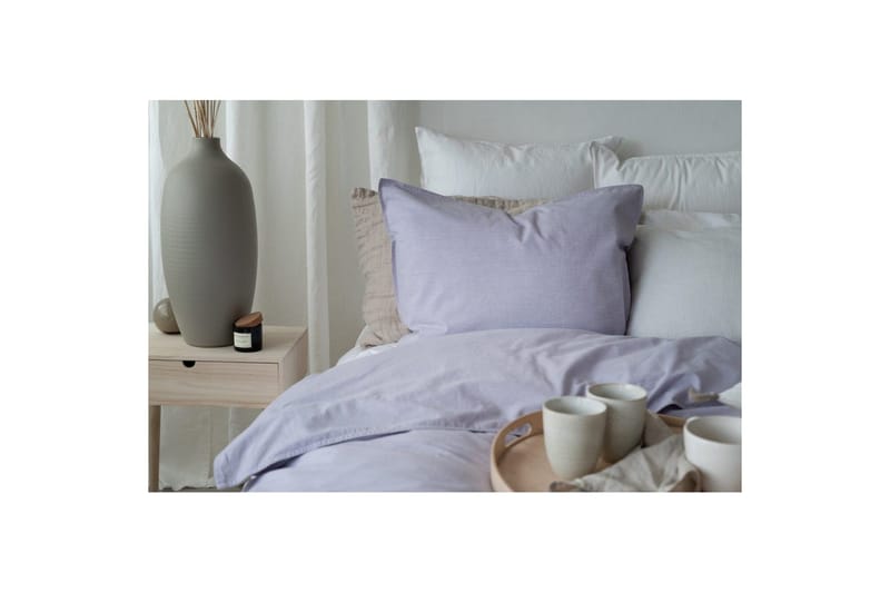 Påslakanset Enkelsäng 2-Dels Washed - Lila - Textilier & mattor - Sängkläder - Bäddset & påslakanset