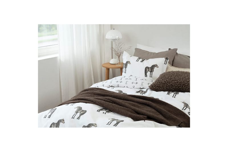 Påslakanset Enkelsäng 2-Dels Wendy Brun - Textilier & mattor - Sängkläder - Bäddset & påslakanset