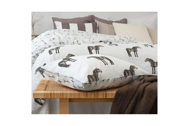 Påslakanset Enkelsäng 2-Dels Wendy Brun - Textilier & mattor - Sängkläder - Bäddset & påslakanset