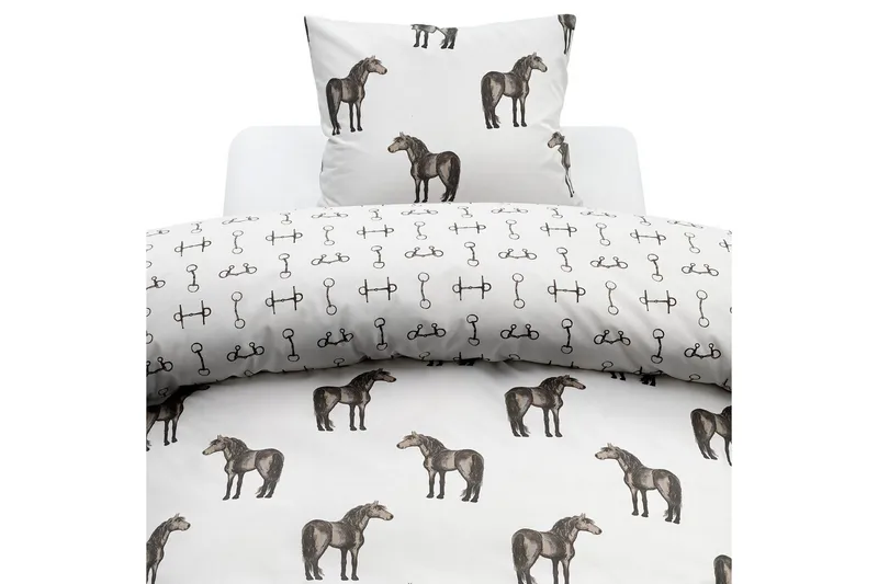 Påslakanset Enkelsäng 2-Dels Wendy Brun