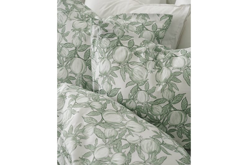 Påslakanset Enkelsäng 2-Dels Pomegranate - Grön - Textilier & mattor - Sängkläder - Bäddset & påslakanset