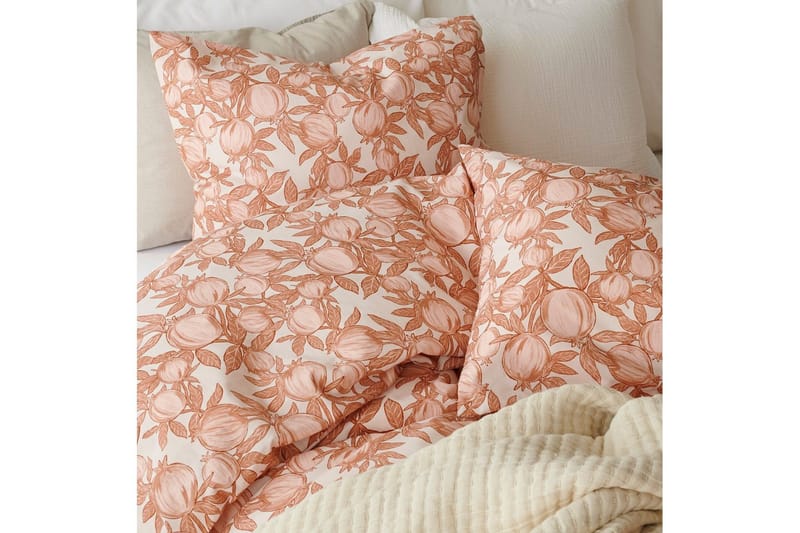 Påslakanset Enkelsäng 2-Dels Pomegranate - Peach - Textilier & mattor - Sängkläder - Bäddset & påslakanset