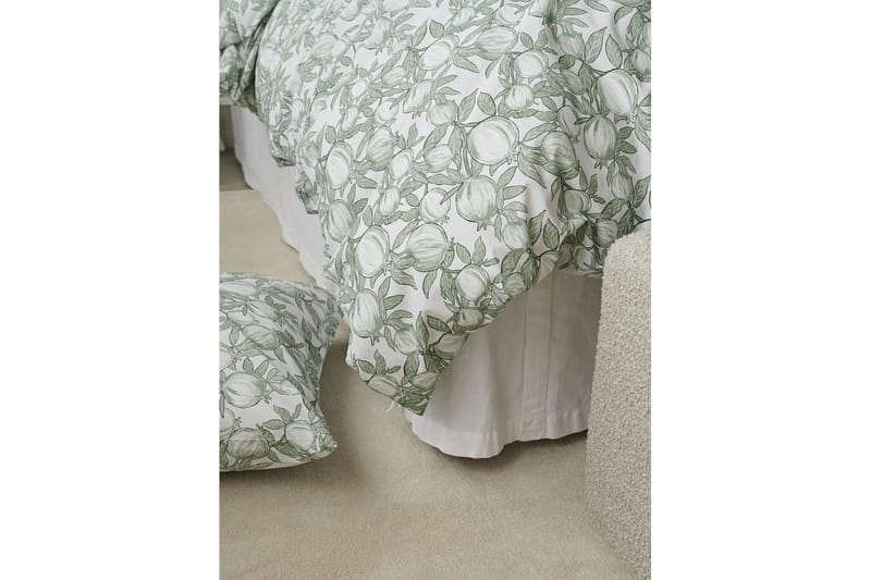 Påslakanset Enkelsäng 2-Dels Pomegranate - Grön - Textilier & mattor - Sängkläder - Bäddset & påslakanset