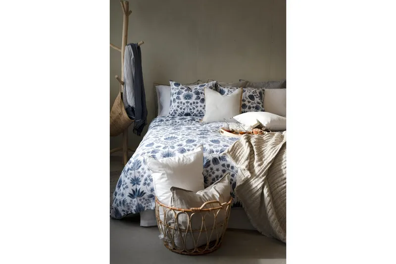 Påslakanset Enkelsäng Harmony 2-Dels Aster Blå - Textilier & mattor - Sängkläder - Bäddset & påslakanset