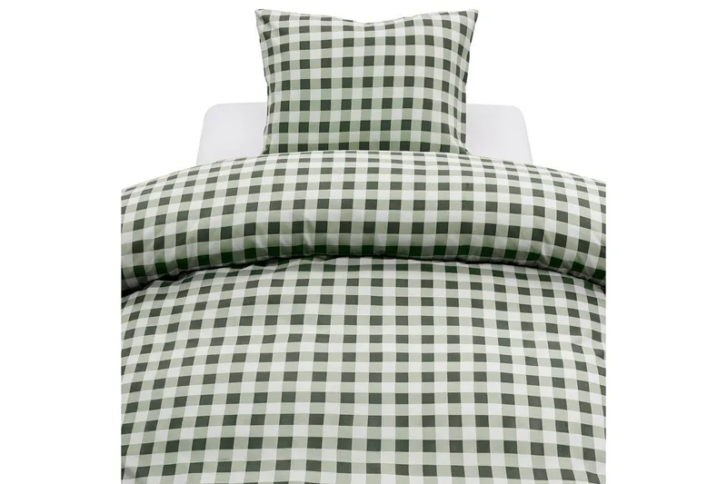 Påslakanset Enkelsäng Harmony 2-Dels Turild, Grön