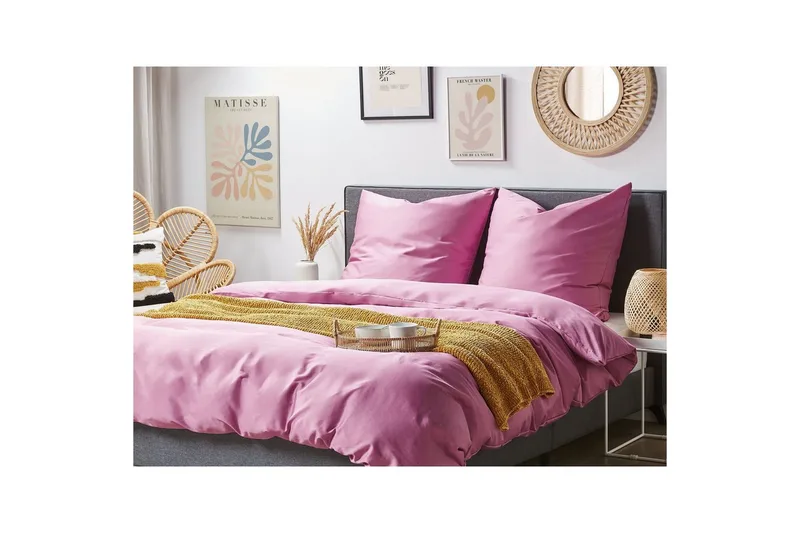 Påslakanset Harmonridge Rosa, 220x200 cm - Rosa, 220x200 cm - Textilier & mattor - Sängkläder - Bäddset & påslakanset - Bäddset dubbelsäng