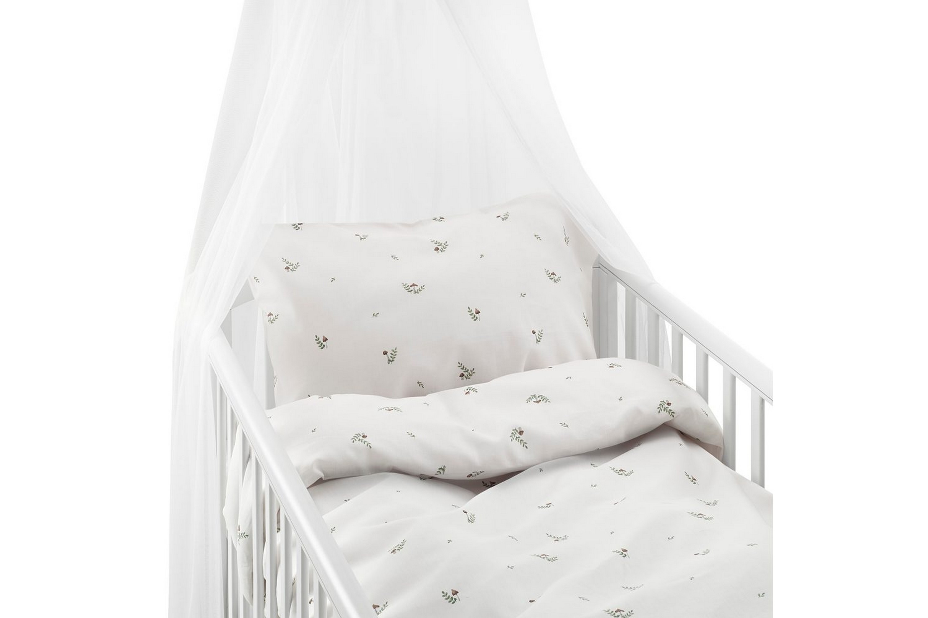 påslakanset till spjälsäng 2-dels alvin beige -