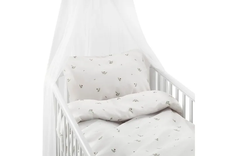 Påslakanset till Spjälsäng 2-Dels Alvin Beige