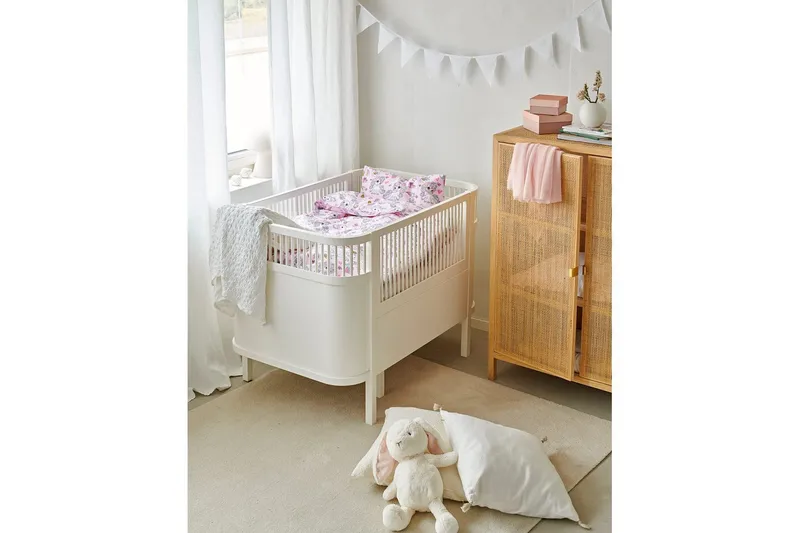 Påslakanset till Spjälsäng 2-Dels Enhörning Rosa - Textilier & mattor - Sängkläder - Bäddset & påslakanset