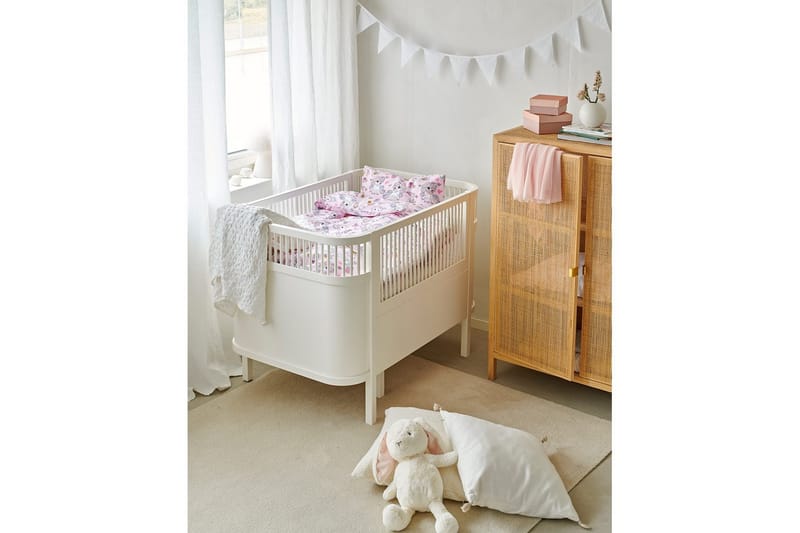 Påslakanset till Spjälsäng 2-Dels Enhörning Rosa - Textilier & mattor - Sängkläder - Bäddset & påslakanset