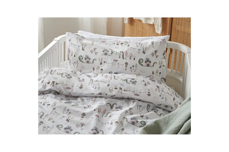 Påslakanset till Spjälsäng 2-Dels Fingal Pastell - Textilier & mattor - Sängkläder - Bäddset & påslakanset