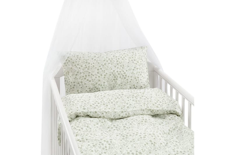 Påslakanset till Spjälsäng 2-Dels Hedda - Grön - Textilier & mattor - Sängkläder - Bäddset & påslakanset