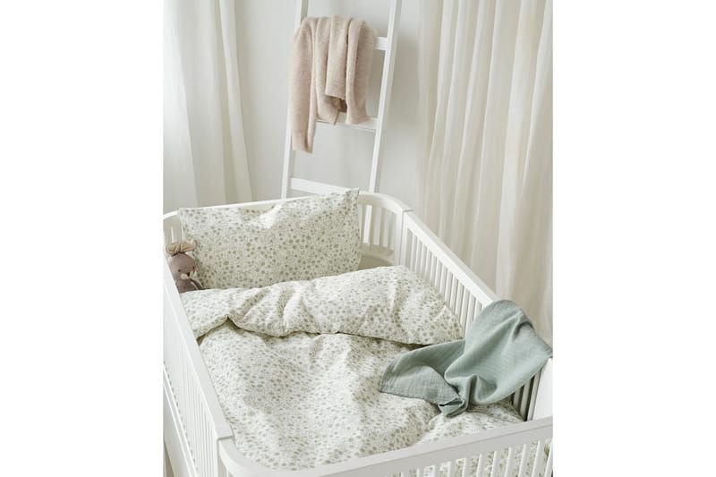 Påslakanset till Spjälsäng 2-Dels Hedda - Grön - Textilier & mattor - Sängkläder - Bäddset & påslakanset