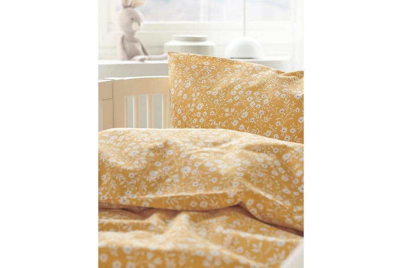Påslakanset till Spjälsäng 2-Dels Hedda - Gul - Textilier & mattor - Sängkläder - Bäddset & påslakanset