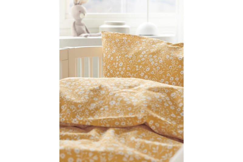Påslakanset till Spjälsäng 2-Dels Hedda - Gul - Textilier & mattor - Sängkläder - Bäddset & påslakanset