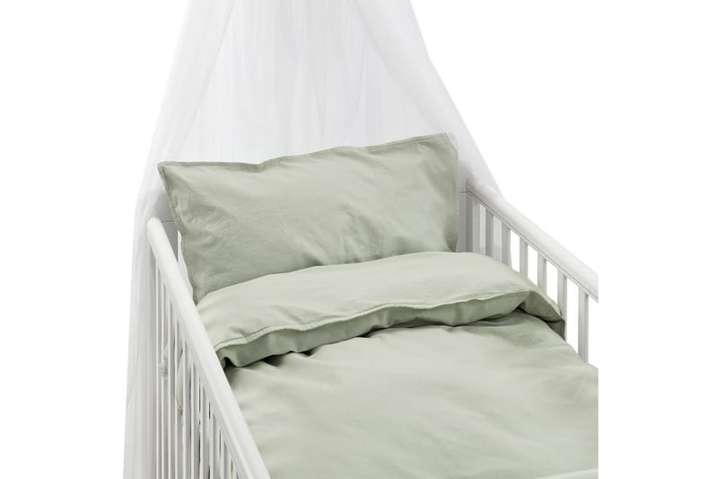 Påslakanset till Spjälsäng 2-Dels Humble - Grön - Textilier & mattor - Sängkläder - Bäddset & påslakanset