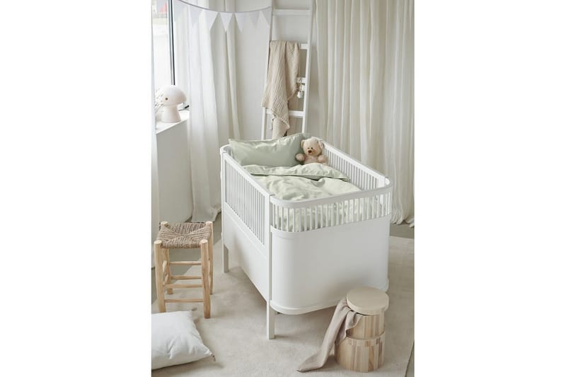 Påslakanset till Spjälsäng 2-Dels Humble - Grön - Textilier & mattor - Sängkläder - Bäddset & påslakanset